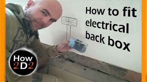 electrical back box installation|metal back box installation instructions.